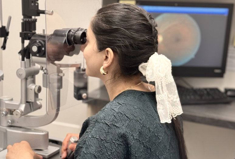 Dr Harpreet Gill thorough eye exam